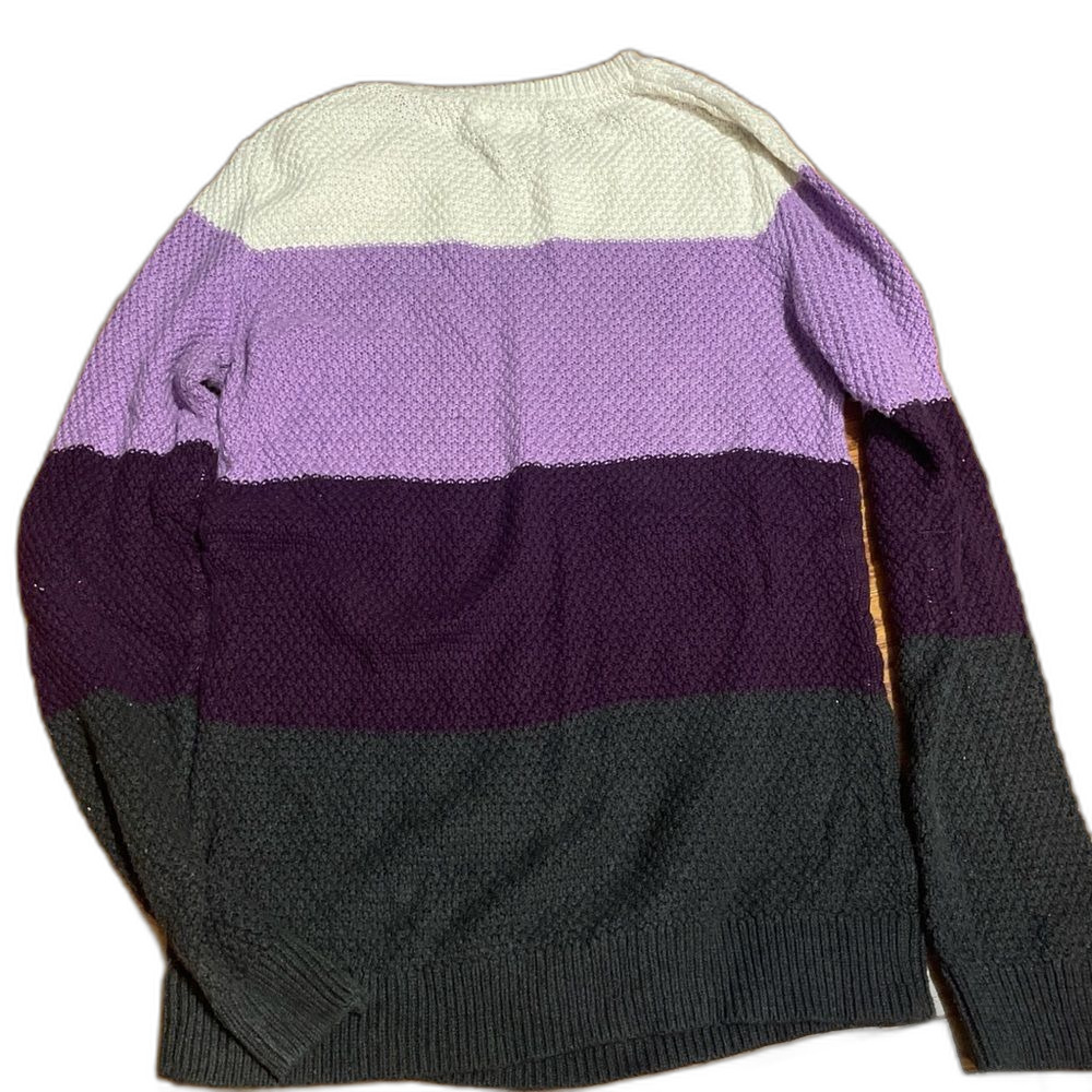 Colorblock Cotton Sweater - Picture 5 of 5